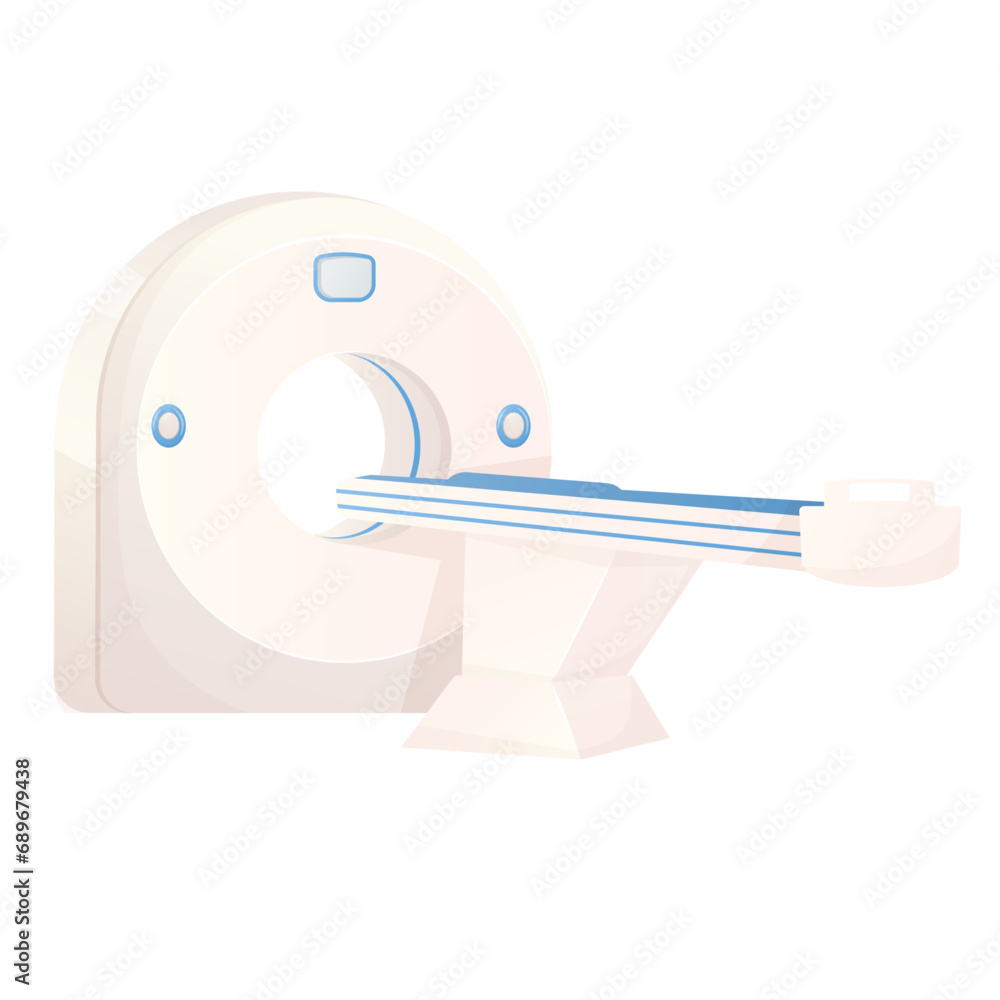 MRI scan and diagnosis instrument isolated on white MRI scan and diagnosis instrument isolated on white