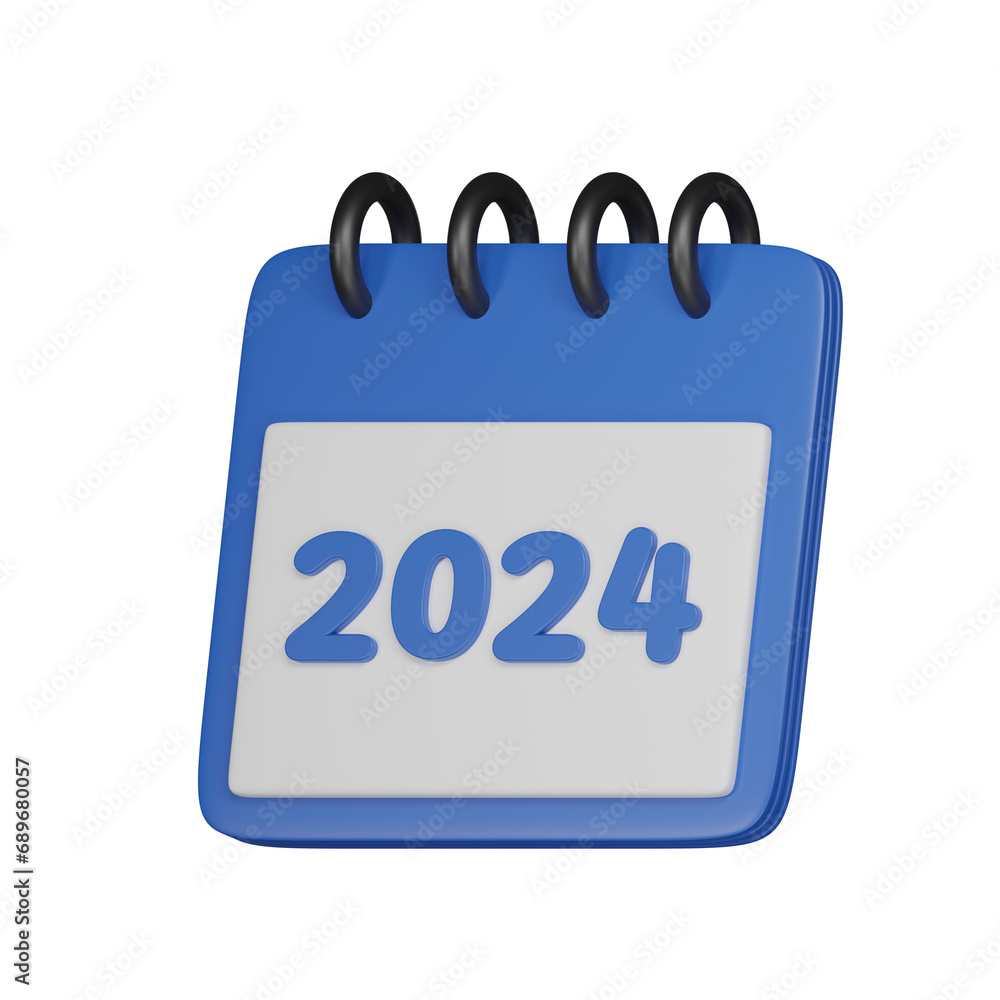 2024 Year 3d icon 2024 Year 3d icon