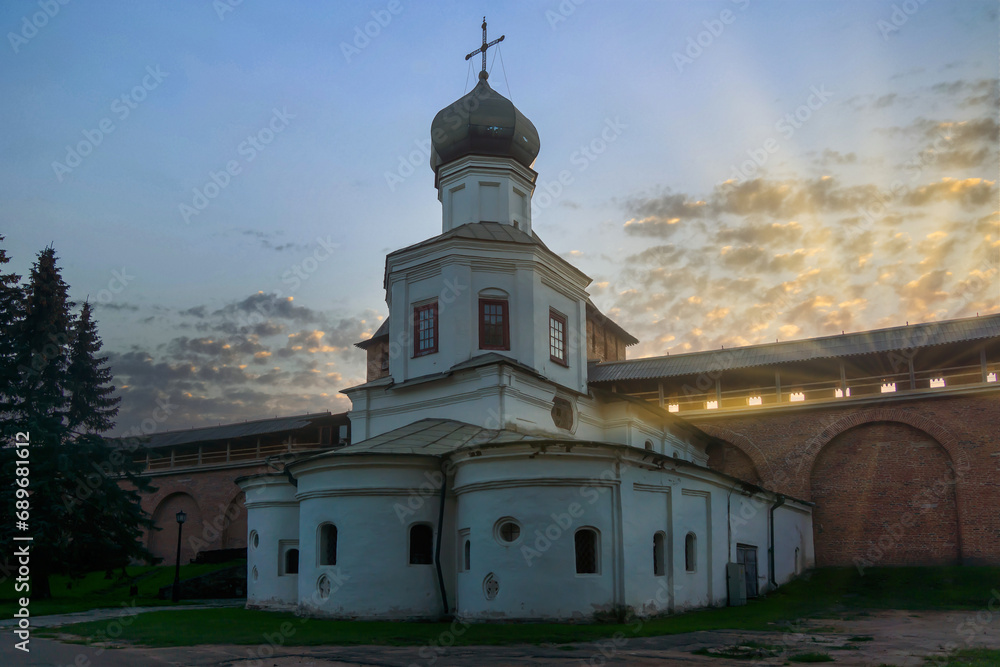 The Monument Millennium of Russia (1862) in the Kremlin of Veliky Novgorod on a sunny October morning. Russia The Monument Millennium of Russia (1862) in the Kremlin of Veliky Novgorod on a sunny October morning. Russia
