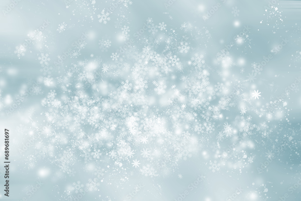 white flake flare blur abstract background. snow bokeh christmas blurred beautiful shiny Christmas lights.