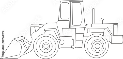 Contraction Vehicles coloring page