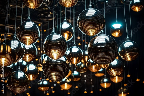 golden christmas lights