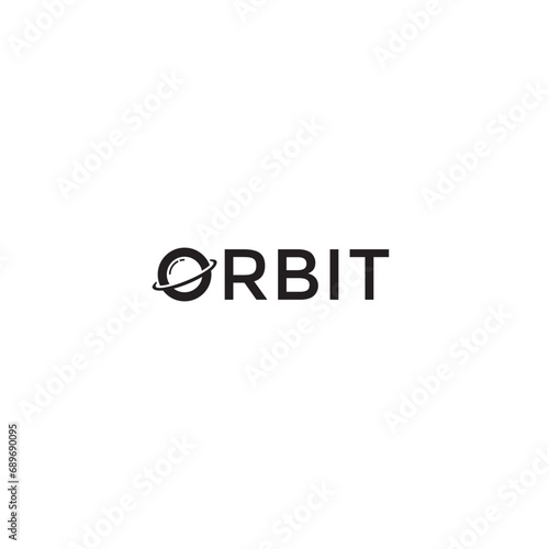 Orbit logo or wordmark design
