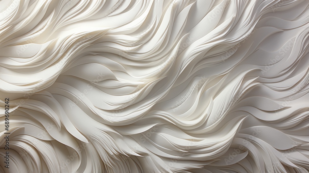 A mesmerizing blend of movement and purity, the white paper with wavy lines invites us to explore the untamed depths of our imagination A mesmerizing blend of movement and purity, the white paper with wavy lines invites us to explore the untamed depths of our imagination