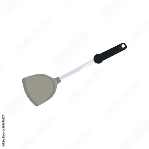 kitchen spatula vector flat illustration on white background