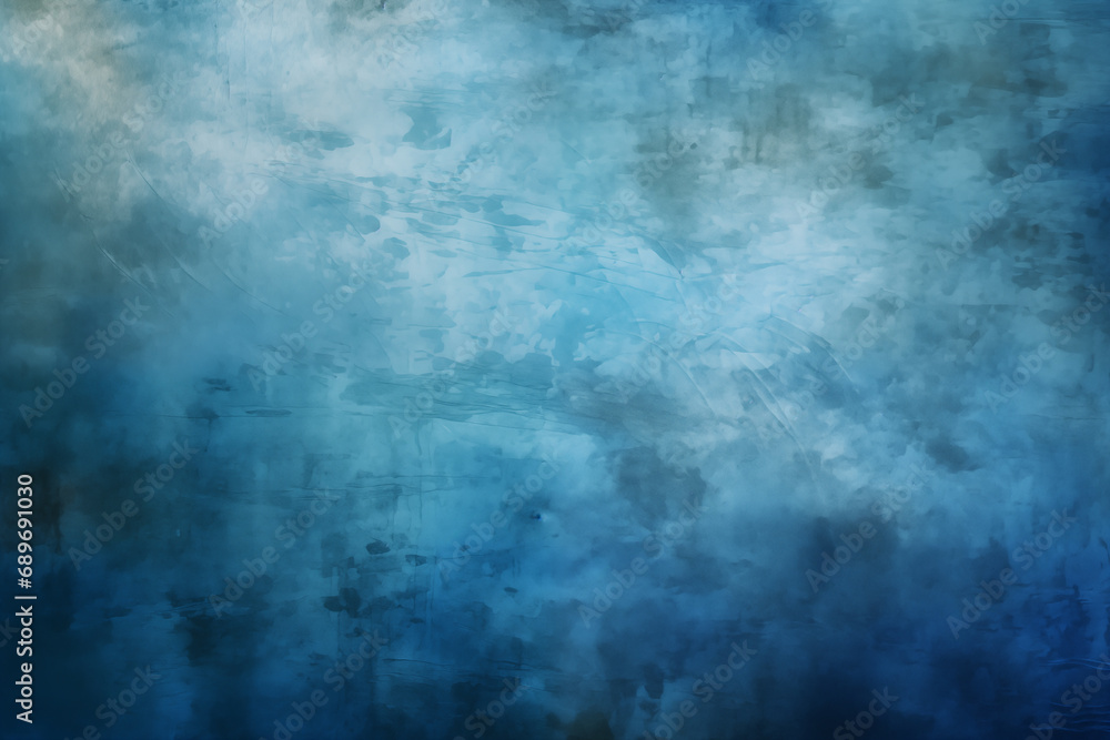 Abstract grunge background with textured old blue wall. - obrazy, fototapety, plakaty 