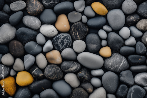 Background made up of many rocks from nature.