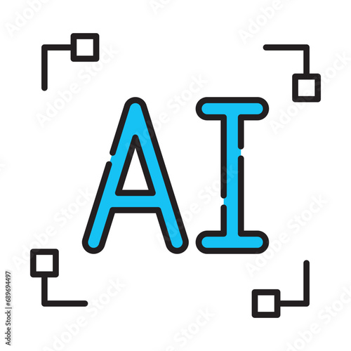 Aiビジネスのアイコンシリーズ