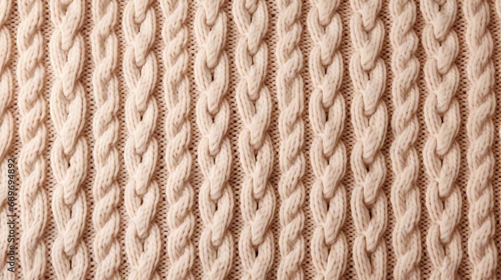 A highresolution image showcasing a beautifully knitted background with a pattern in soothing beige tones, exemplifying aesthetic minimalism and the charm of simple handcrafted textures. A highresolution image showcasing a beautifully knitted background with a pattern in soothing beige tones, exemplifying aesthetic minimalism and the charm of simple handcrafted textures.