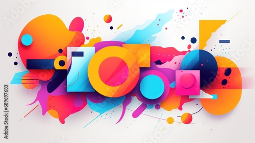 Bright Colors Technology Theme Banner Design