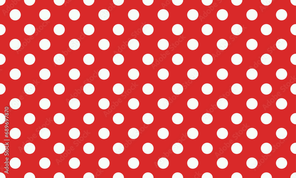 Vector Polka Dot Halftone Seamless Background Pattern