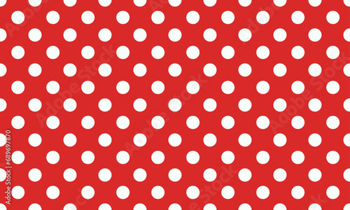 Vector Polka Dot Halftone Seamless Background Pattern