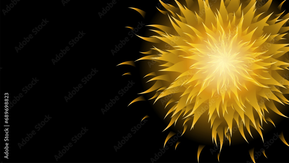 Fototapeta premium Creative floral blend design wallpaper