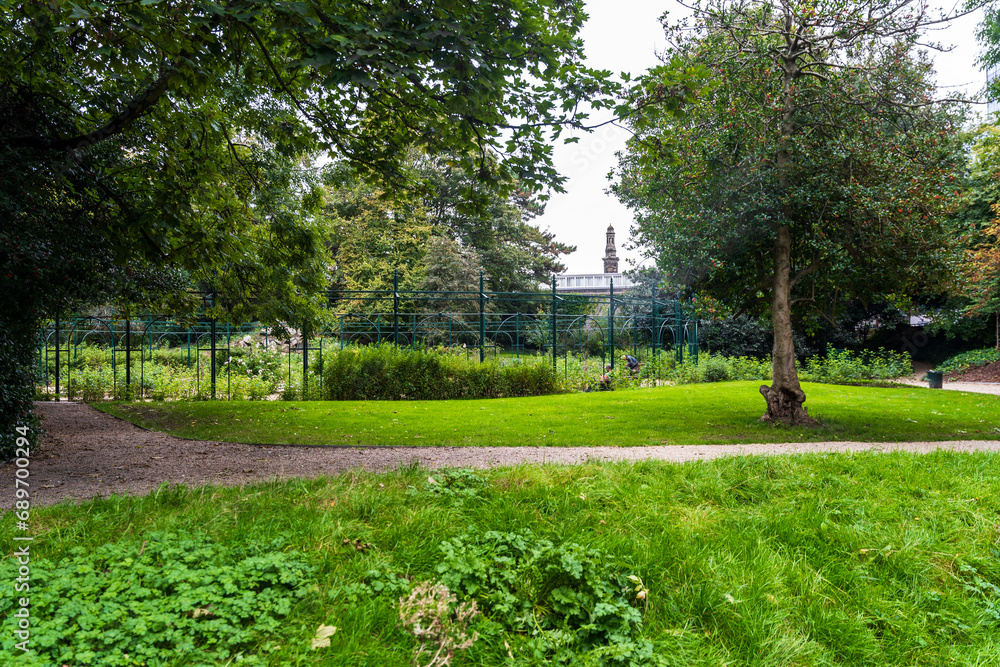 The Iveagh Gardens designed in mid-19th century by Ninian Niven, Dublin, Ireland The Iveagh Gardens designed in mid-19th century by Ninian Niven, Dublin, Ireland