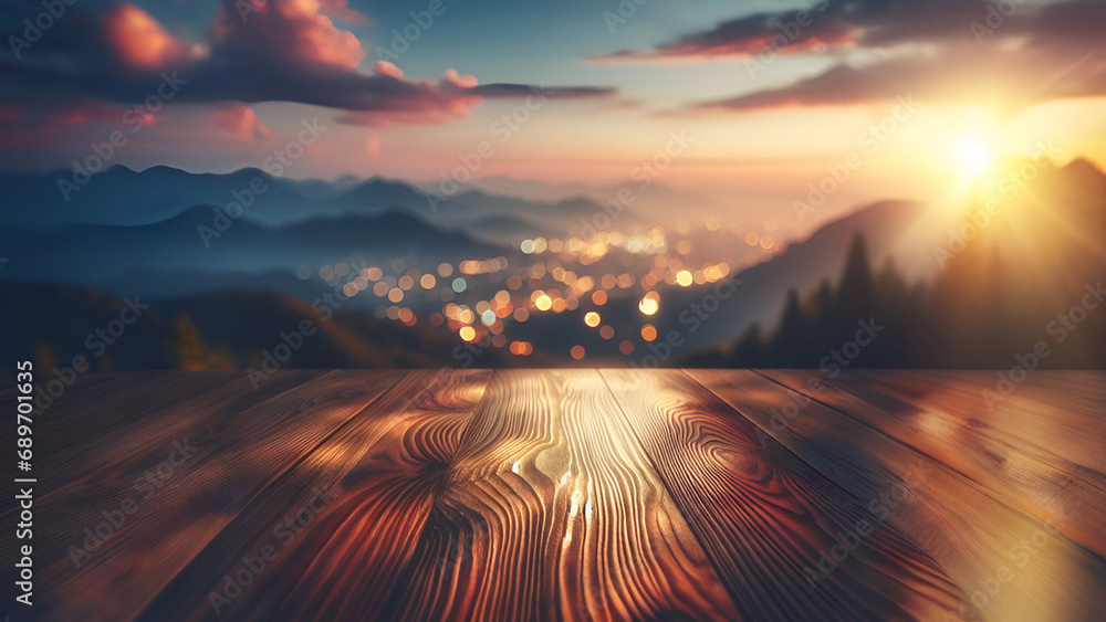 wooden floor on bokeh background wooden floor on bokeh background