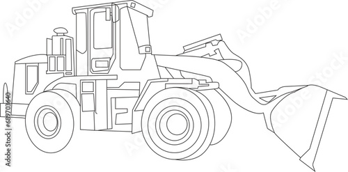 Constraction vehicles coloring book