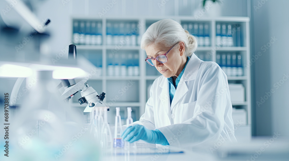 oldest woman do an experiment in a scientist's laboratory oldest woman do an experiment in a scientist's laboratory