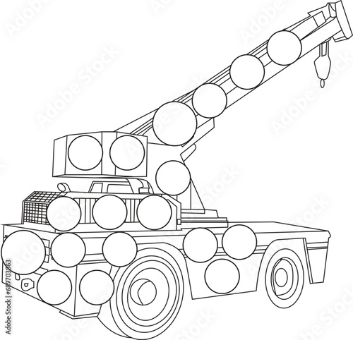 Constraction vehicles coloring book