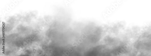 Dark Color smoke fog on isolated background. Texture overlays. Design element. vector cloudiness, Template fog. Vector illustration