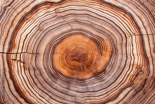 intricate rings of tree cross-section photo