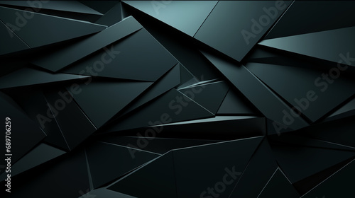 Shadow play abstract 3D broken geometric texture