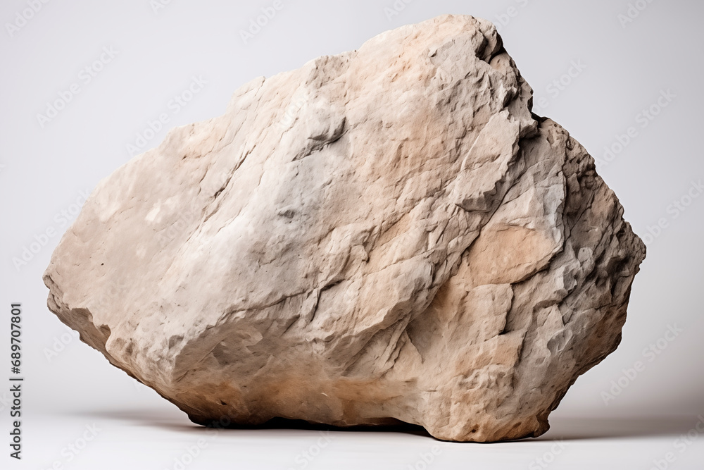 Fototapeta premium Big stones isolated on white background