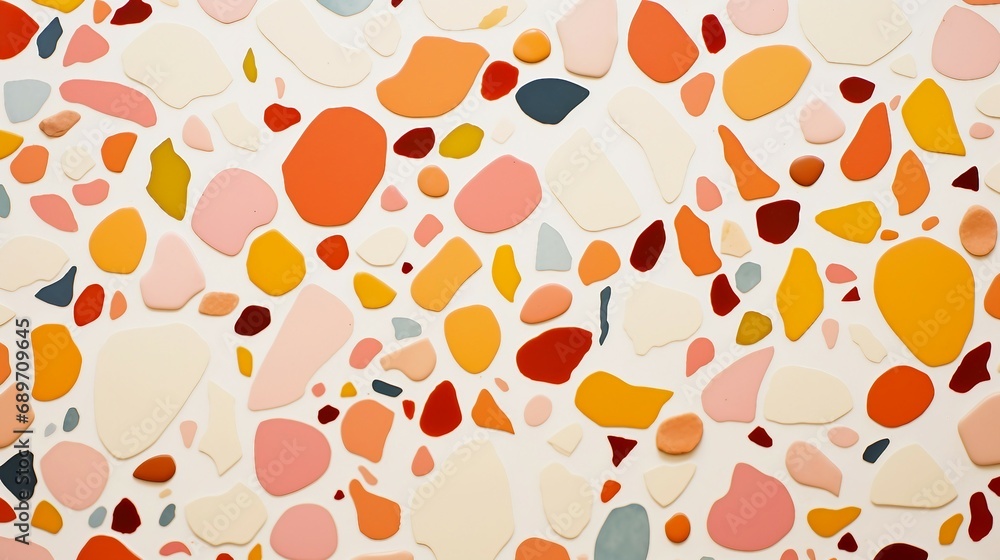 Abstract terrazzo floor texture background AI Generated Abstract terrazzo floor texture background AI Generated