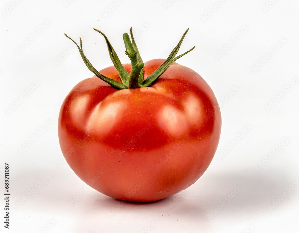 Isolated tomato infront of white background