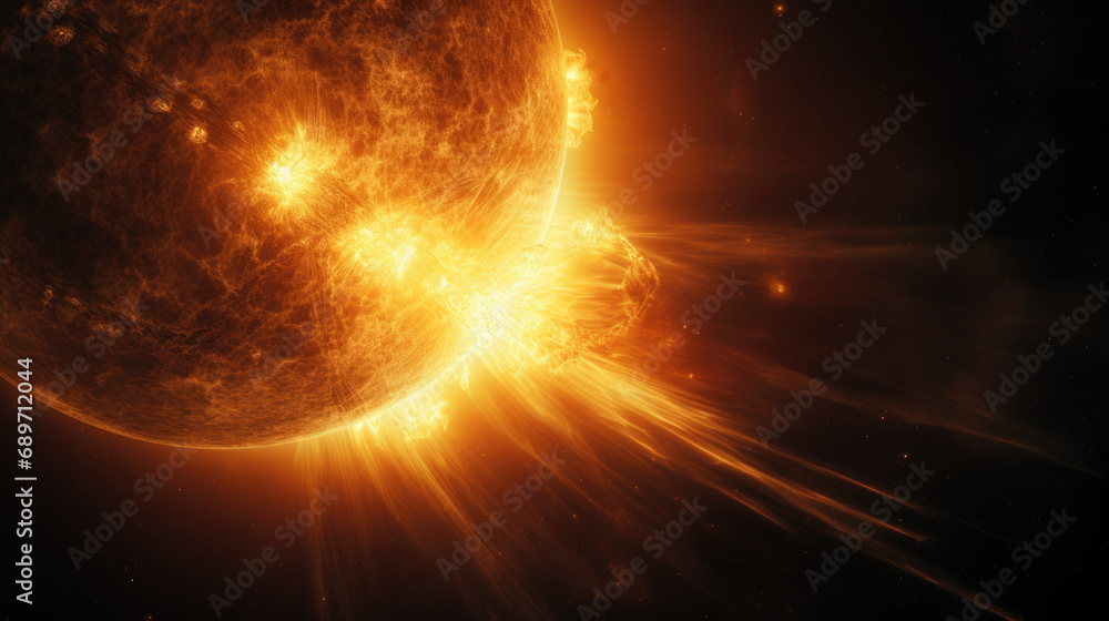 Close-up of the sun (SOL) - obrazy, fototapety, plakaty 