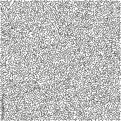 Vector abstract pattern in trendy halftone style. Hand drawn minimalist dense pattern with sand texture, overlay.