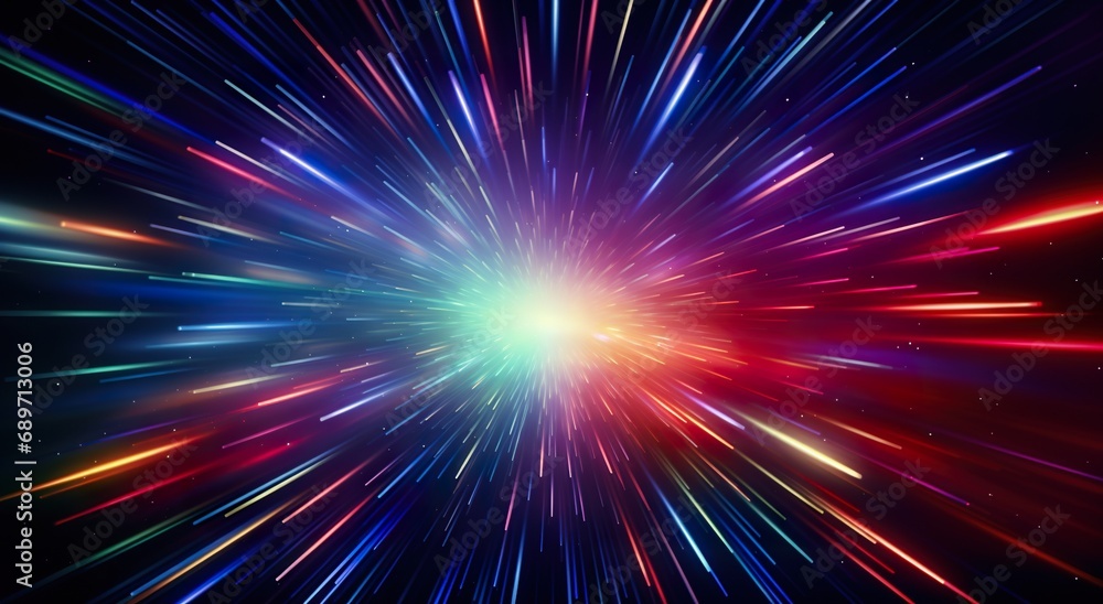 speed and motion at outer space, futuristic background with stars explosion, neon glow and burst universe speed and motion at outer space, futuristic background with stars explosion, neon glow and burst universe
