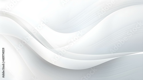 Gradient Background in white Colors. Elegant Display Wallpaper with soft Waves