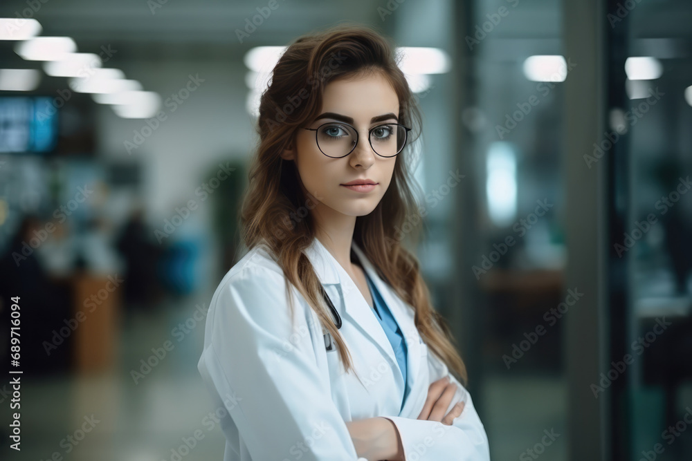 Student Woman Excels In Medical Field With Determination Highquality Photo Student Woman Excels In Medical Field With Determination Highquality Photo