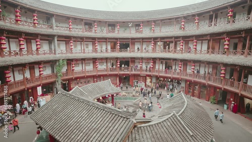 Southern Fujian, earth building, home ownership house, family residence