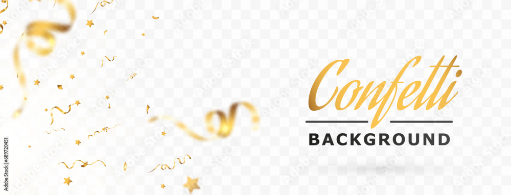 Confetti background.Birthday,anniversary,celebration banner.Falling shiny golden confetti.Background for anniversary party.Elements for preparing holiday design.
Confetti background.Birthday,anniversary,celebration banner.Falling shiny golden confetti.Background for anniversary party.Elements for preparing holiday design.