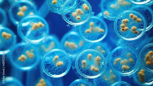 Microscopic medical and bio...