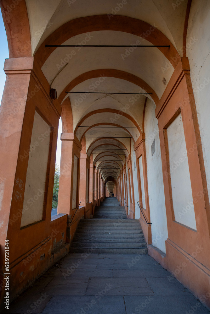 Portici di San Luca, patrimonio Unesco, città di Bologna, Emilia Romagna