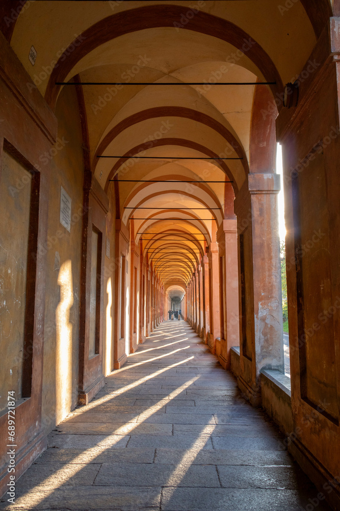 Portici di San Luca, patrimonio Unesco, città di Bologna, Emilia Romagna