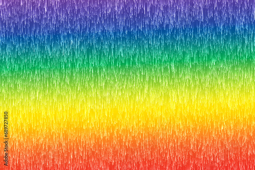 Abstract picture of 6 bright colors of the LGBT background with lines going back and forth. Beautiful for the new year