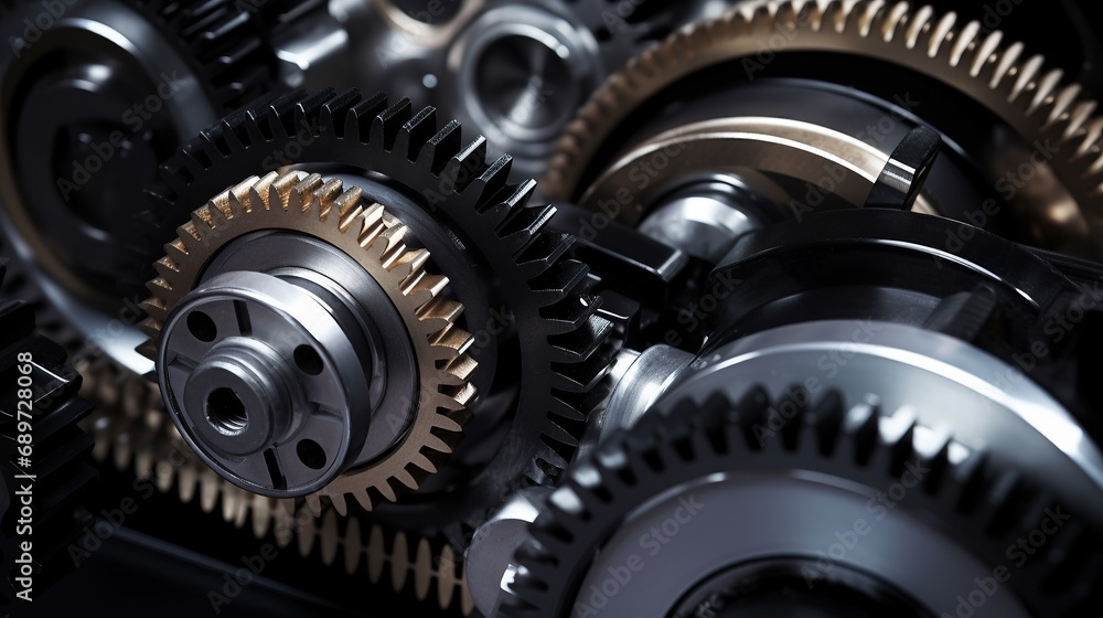 close up view of Metal gear in factory. Many different stainless steel gears on a gray background, close up view of Metal gear in factory. Many different stainless steel gears on a gray background,