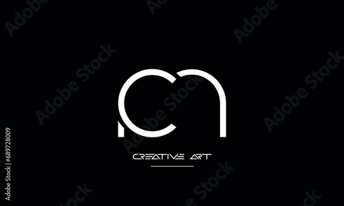 CM, MC, C, M abstract letters logo monogram