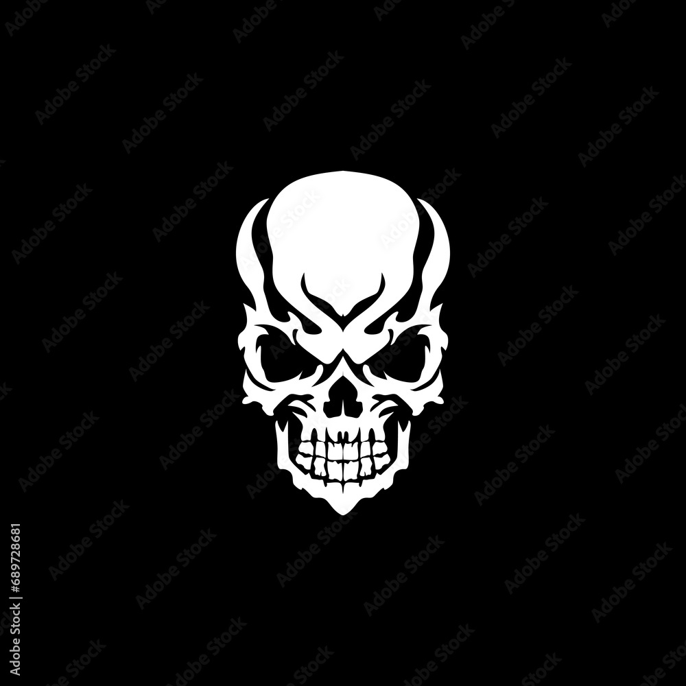 Cool skull logo. Skull vector illustration. Cool skull logo. Skull vector illustration.