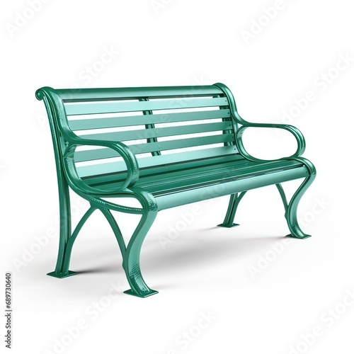 Bench mintgreen photo