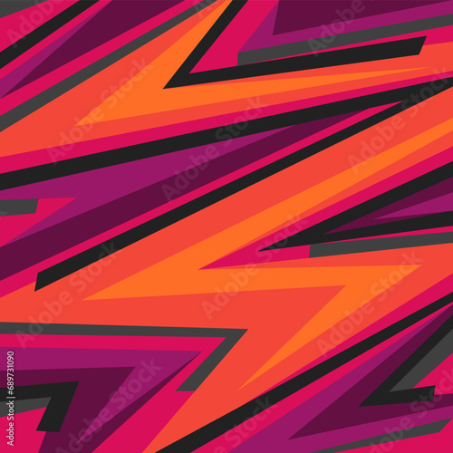 Abstract background with colorful overlapping triangular pattern