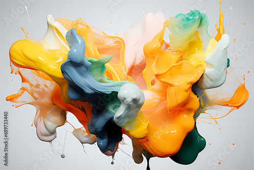 Abstract grunge paint color...