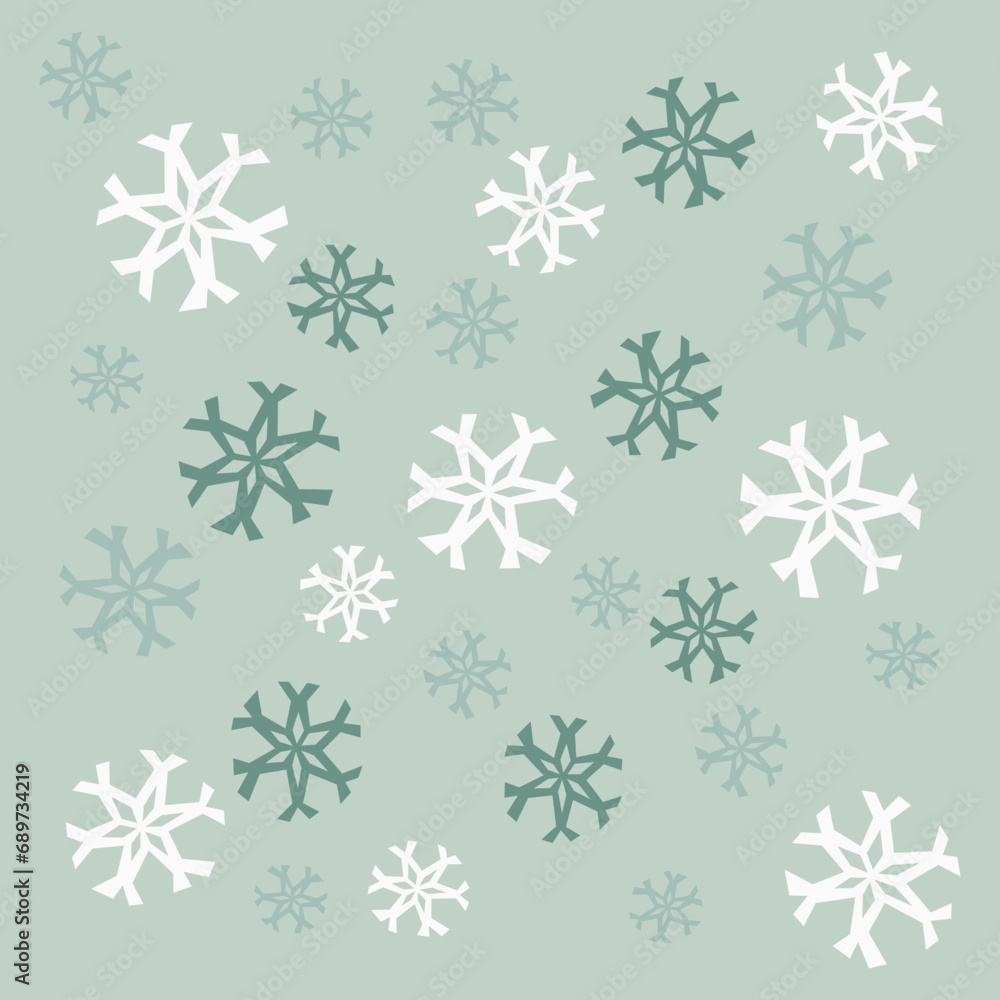 snowflakes pattern