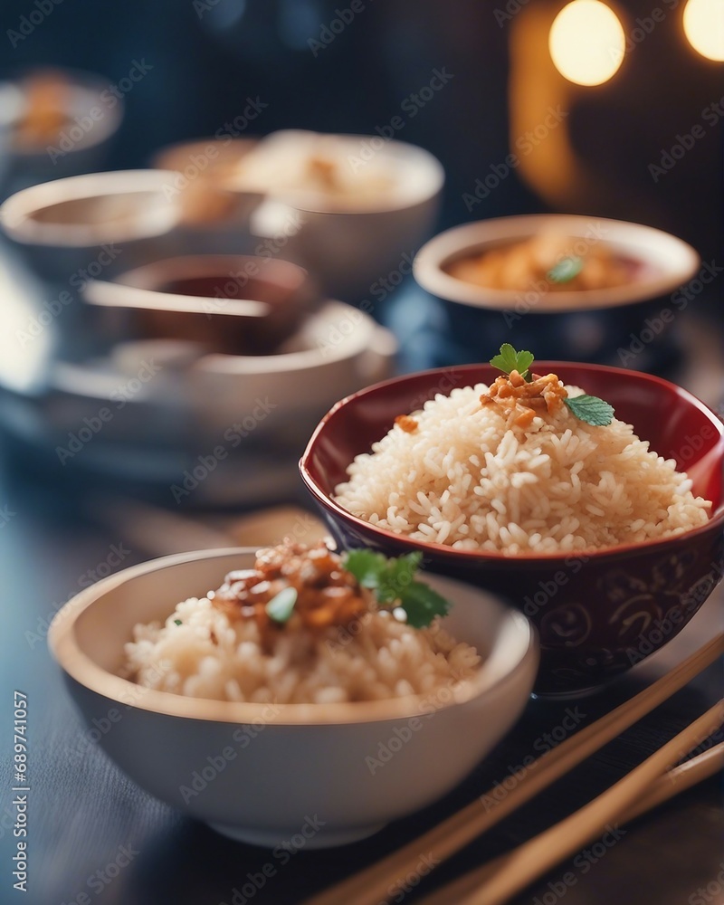 delicious asian rice bowl, blurry background
delicious asian rice bowl, blurry background