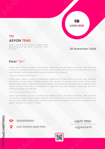 Modern Letterhead Design
