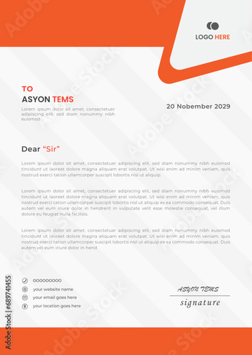 Modern Letterhead Design