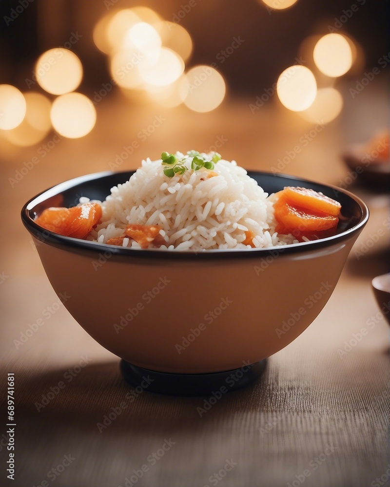 delicious asian rice bowl, blurry background
delicious asian rice bowl, blurry background